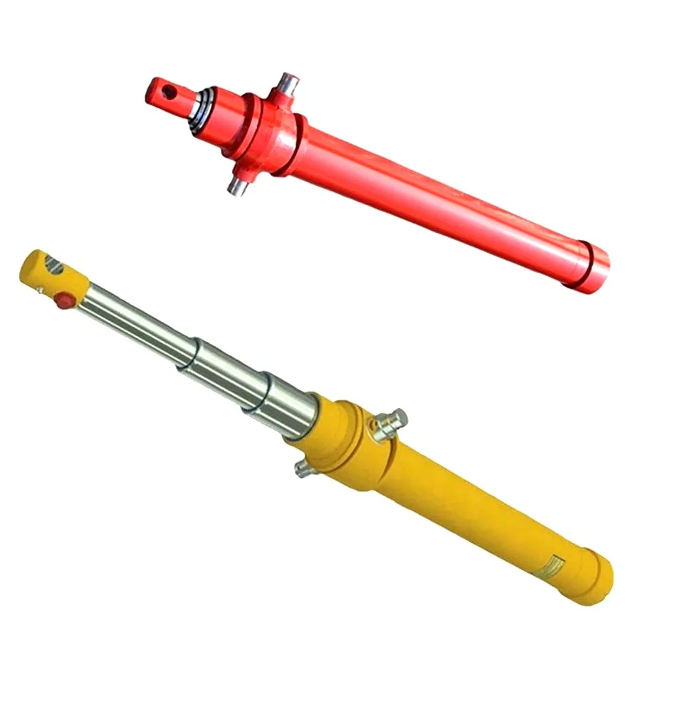 Inverse telescopische hydraulische cilinder van 12 ton