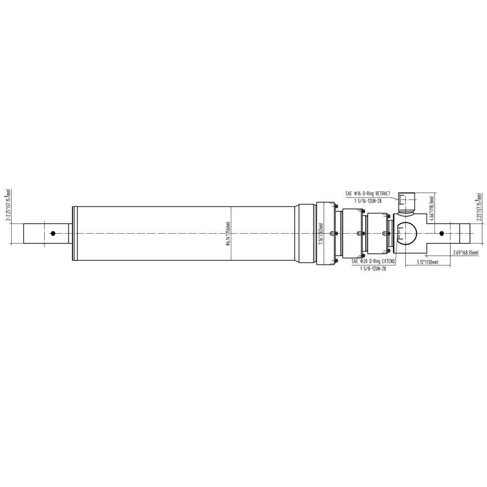 Classificatie van hydraulische cilinders