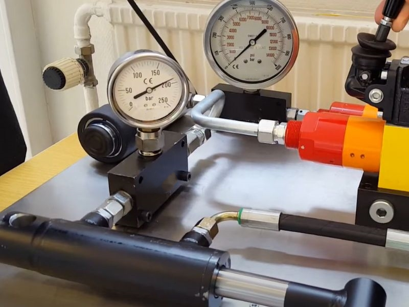 Hydraulische cilinderopslagbedrijfsinstructies