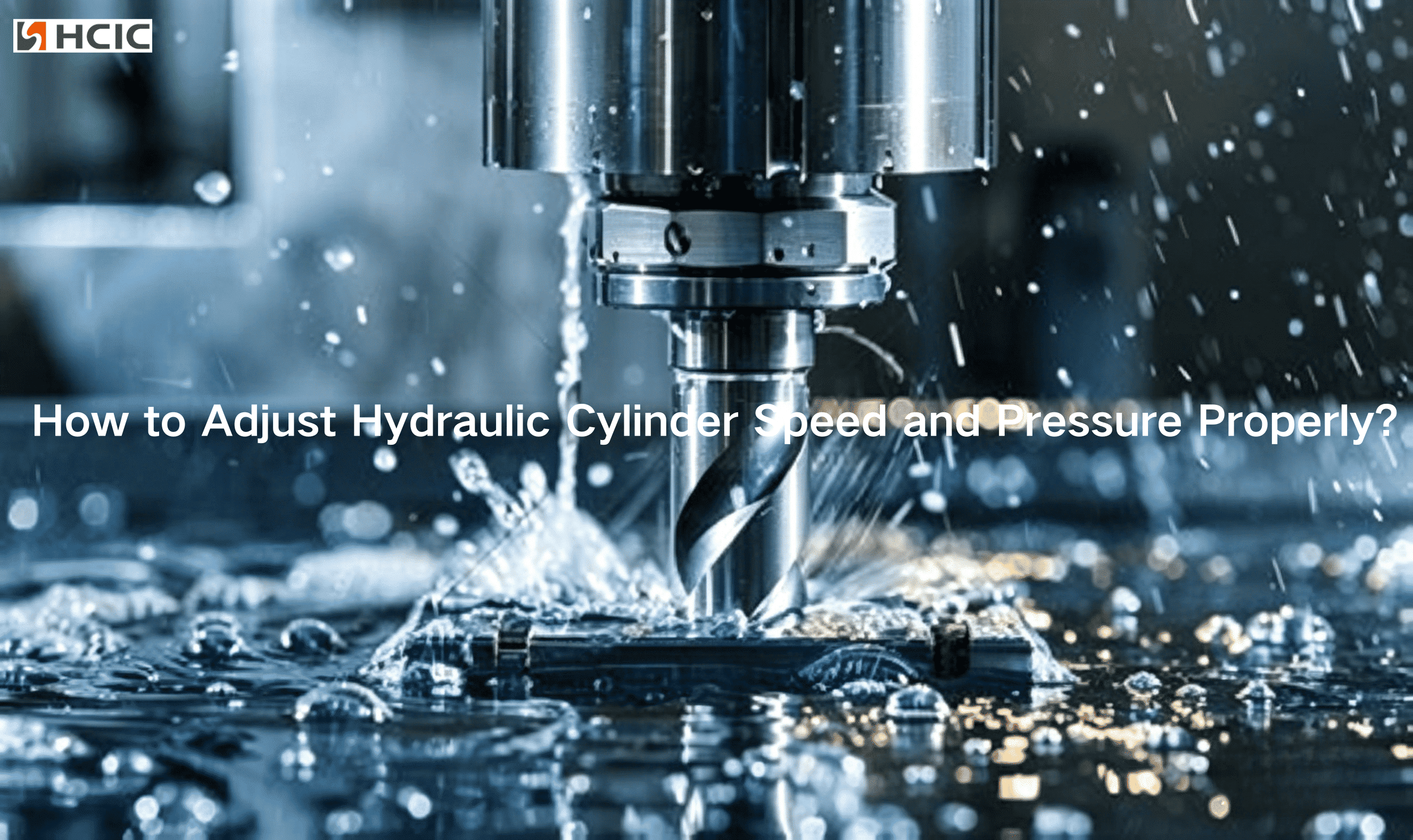 Hoe kan ik de snelheid en druk van de hydraulische cilinder op de juiste manier aanpassen?