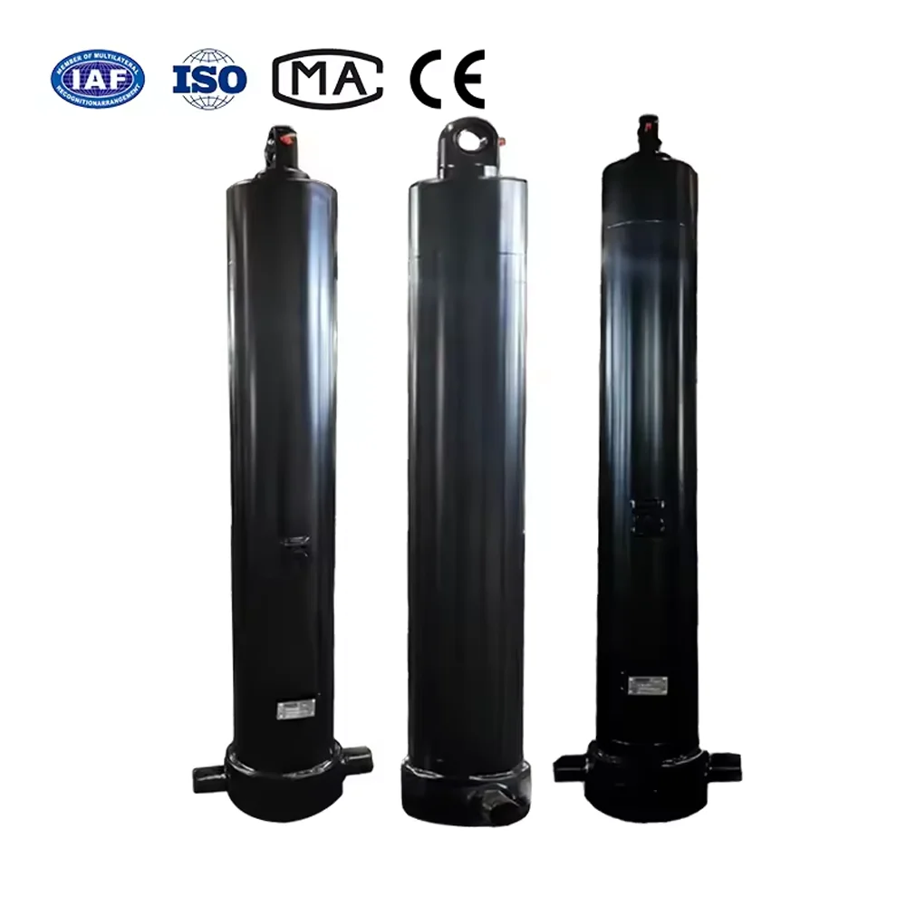 3-traps pin-to-pin telescopische hydraulische cilinder voor dumplichamen