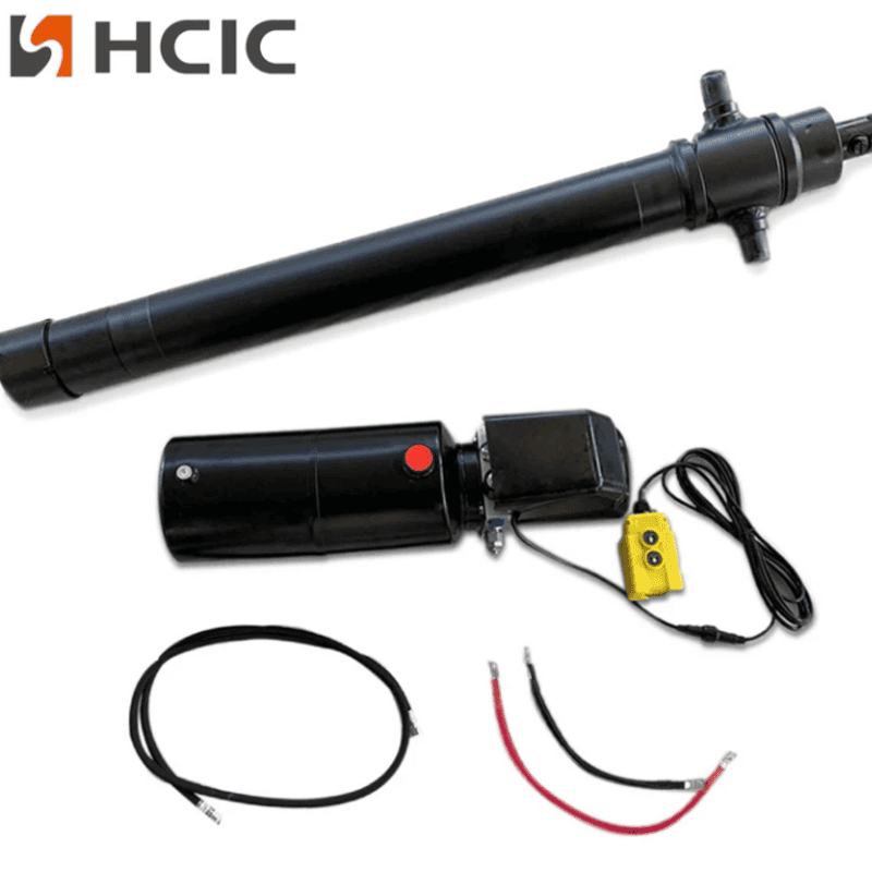 4TG-E90-1000 Hydraulische cilinder voor aanhanger + aangepaste aandrijfeenheidcombinatie