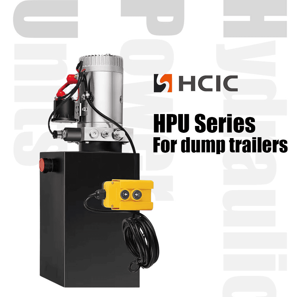HCPGD dubbelwerkend hydraulisch aggregaat voor dumptrailers
