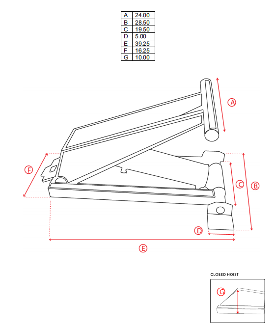 Power Hoist for Dump Trailer Lifting Systems