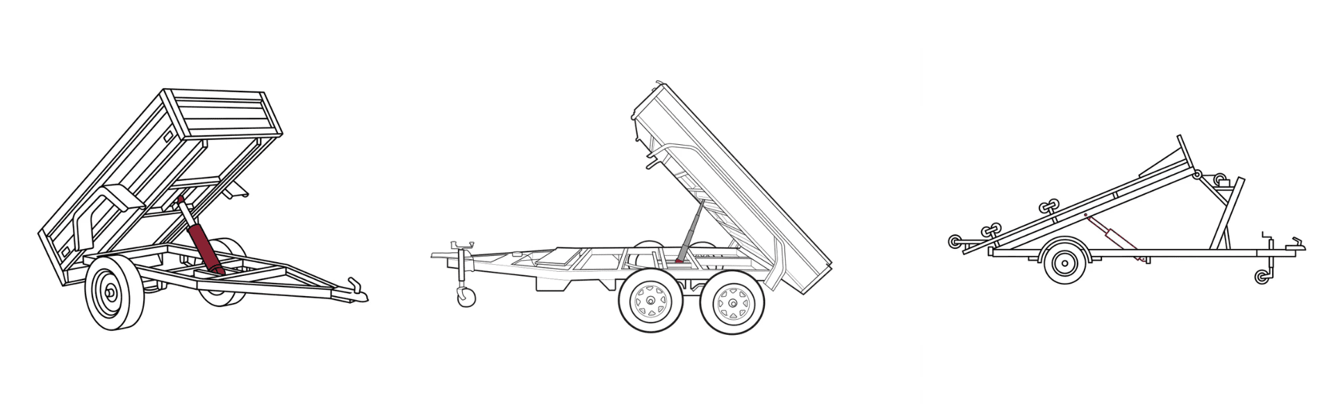 telescopic hydraulic cylinders