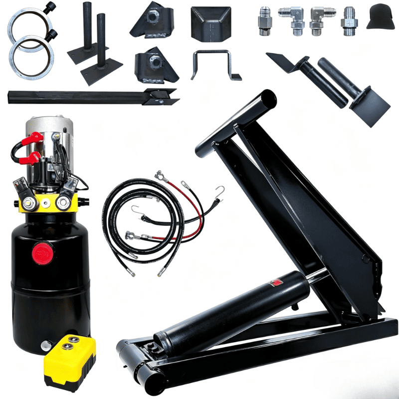 Schaartakel voor hefsystemen voor dumptrailers