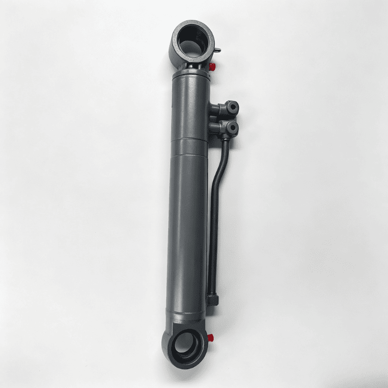 Schuif hydraulische cilinder voor vuilniswagens met achterlader