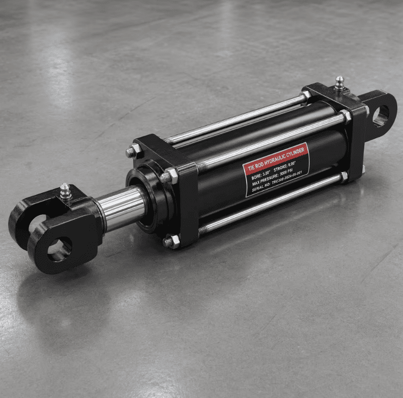 Hydraulische cilinders met trekstangen